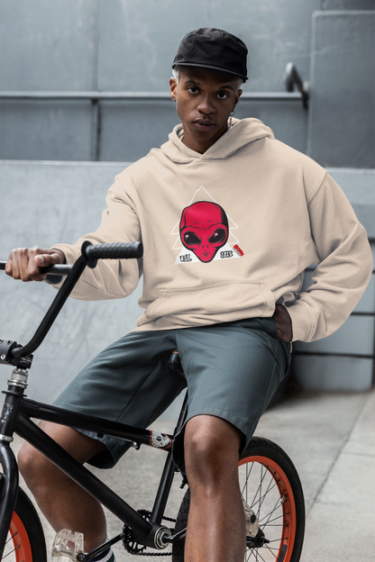 Outer Limits Red Alien Hoodie