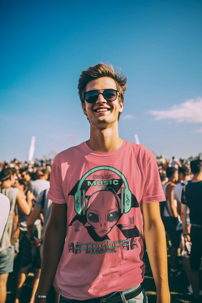 Unisex Music Festival Alien T-shirt