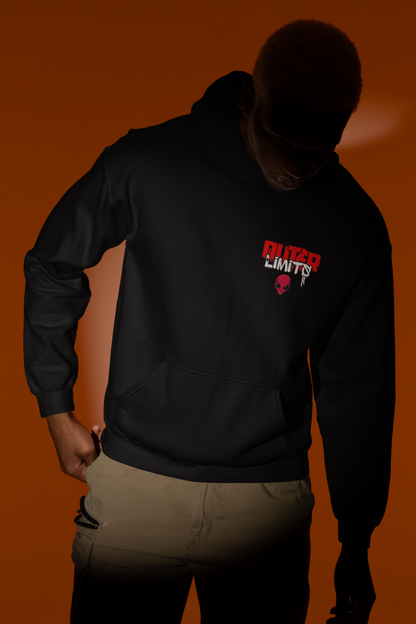 Outer Limits alien Heavy Blend Hooded Sweatshirt