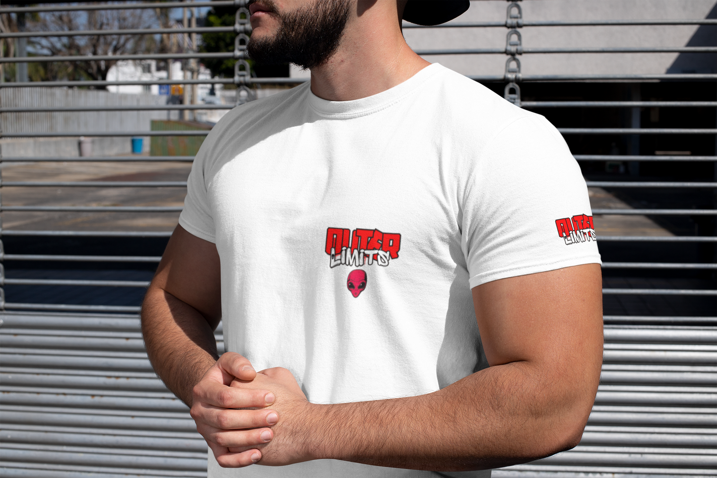 Red Alien Outer Limits Tee