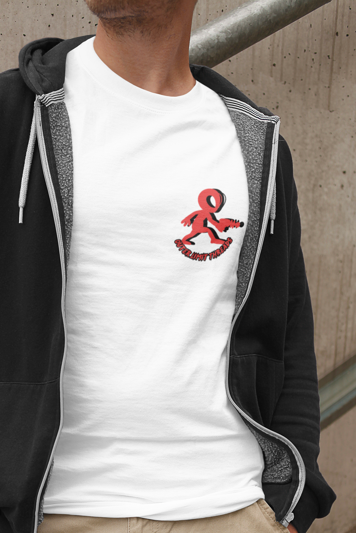 Red alien T-shirt