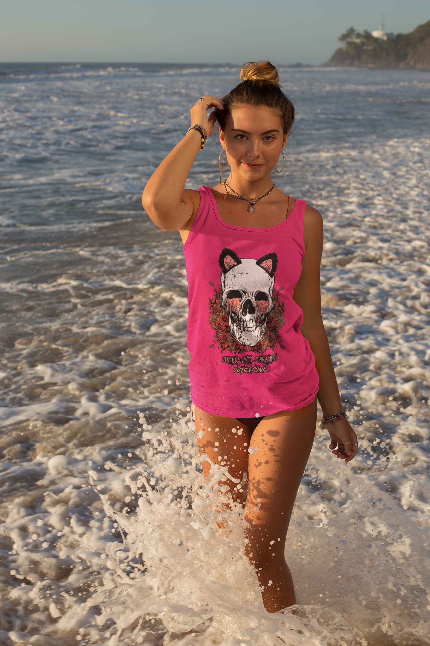 Skull Racerback Tank